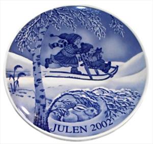 2002 Porsgrund Christmas Plate