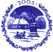 2003 Royal Copenhagen Christmas Plaquette