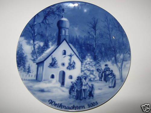 2003 Berlin Design Christmas Plate- German Text