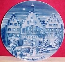 2008 Berlin Design Christmas Plate, English Text