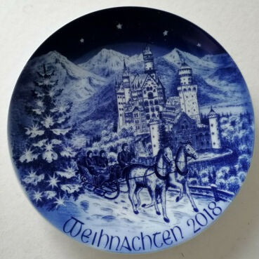 2018 Bareuther Christmas Plate – Dan Plate Trading