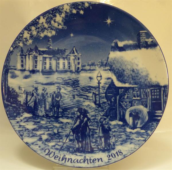2018 Berlin Design Christmas Plate, English Text