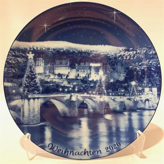 2020 Berlin Design Christmas Plate-German Text