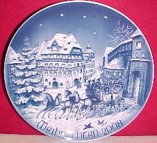 2008 Bareuther Christmas Plate