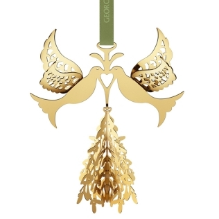 2014 Georg Jensen Christmas Mobile, Ornament, Color Gold