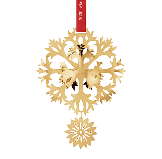 2020 Georg Jensen  Christmas Mobile  Ornament Gold  Color