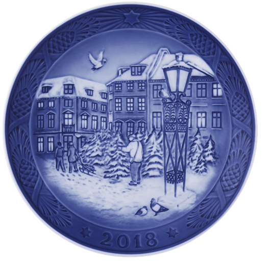 2018 Royal Copenhagen Christmas Plate